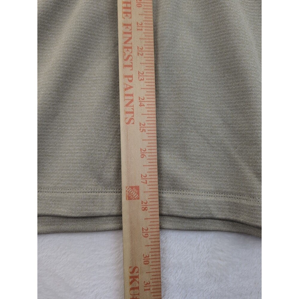 Callaway Mock Neck Long Sleeve Pullover Quarter Zip Men's Size XL Beige - Picture 6 of 13